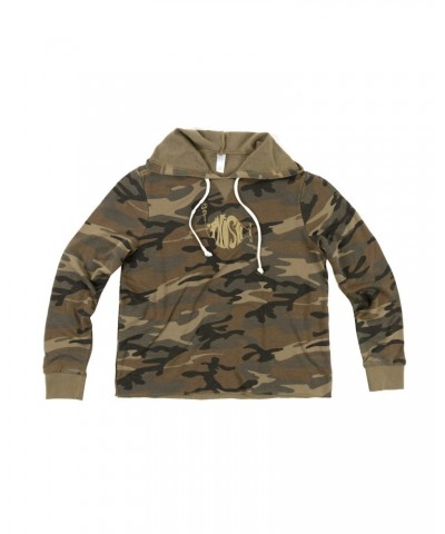 Phish Women’s Camo Burnout French Terry Hooded Sweatshirt $25.30 Sweatshirts