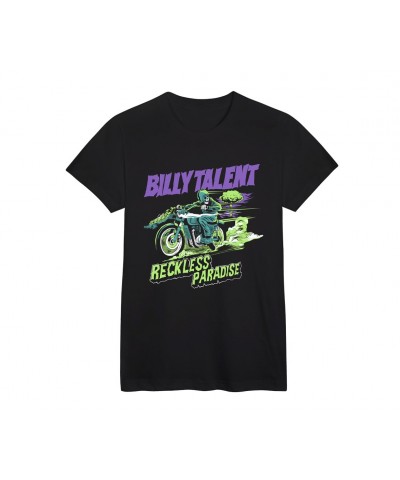 Billy Talent Women's Reckless Paradise Motorbike T-Shirt $11.50 Shirts