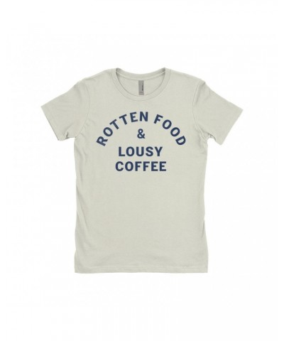 Joe Cocker Ladies' Boyfriend T-Shirt | Rotten Food & Lousy Coffee Tee worn by Shirt $7.73 Shirts