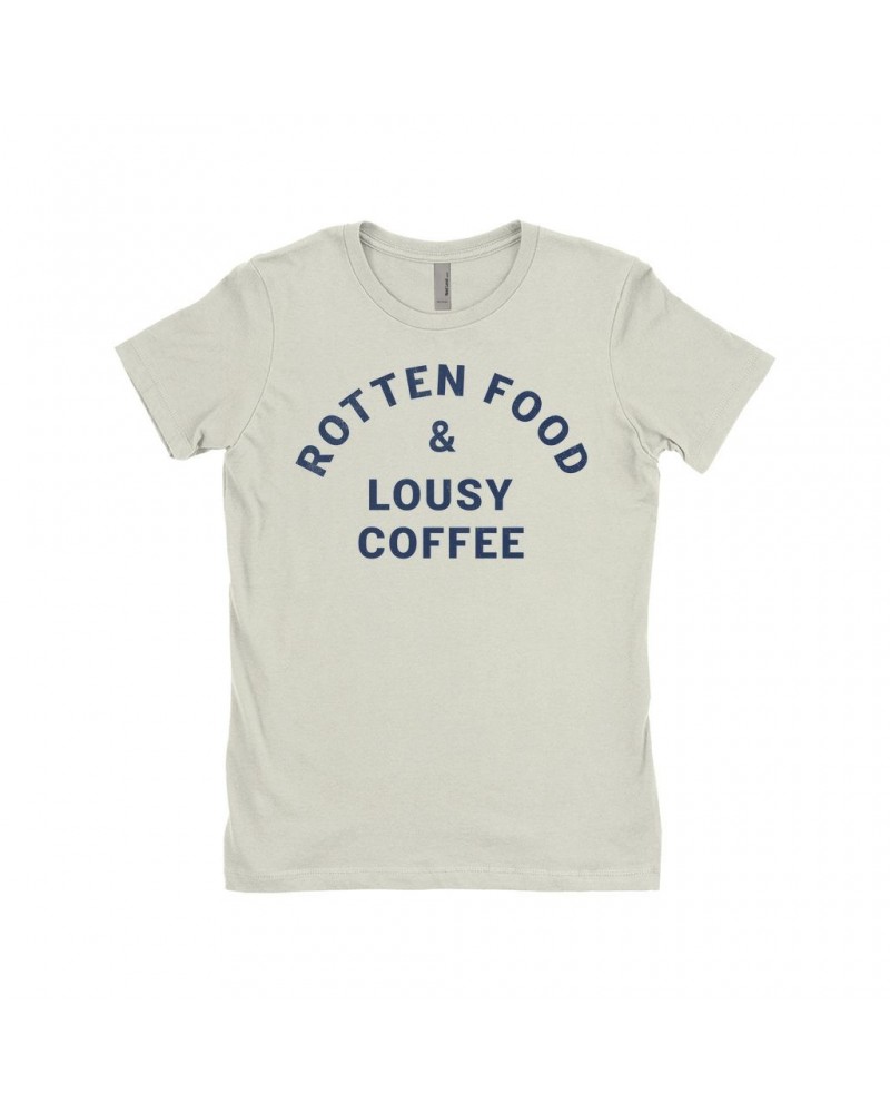 Joe Cocker Ladies' Boyfriend T-Shirt | Rotten Food & Lousy Coffee Tee worn by Shirt $7.73 Shirts