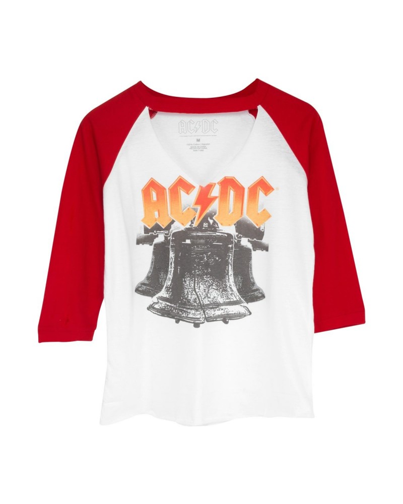 AC/DC White/Red Raglan Hells Bells $7.05 Shirts