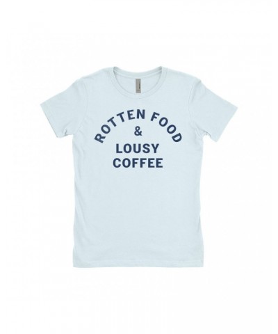 Joe Cocker Ladies' Boyfriend T-Shirt | Rotten Food & Lousy Coffee Tee worn by Shirt $7.73 Shirts