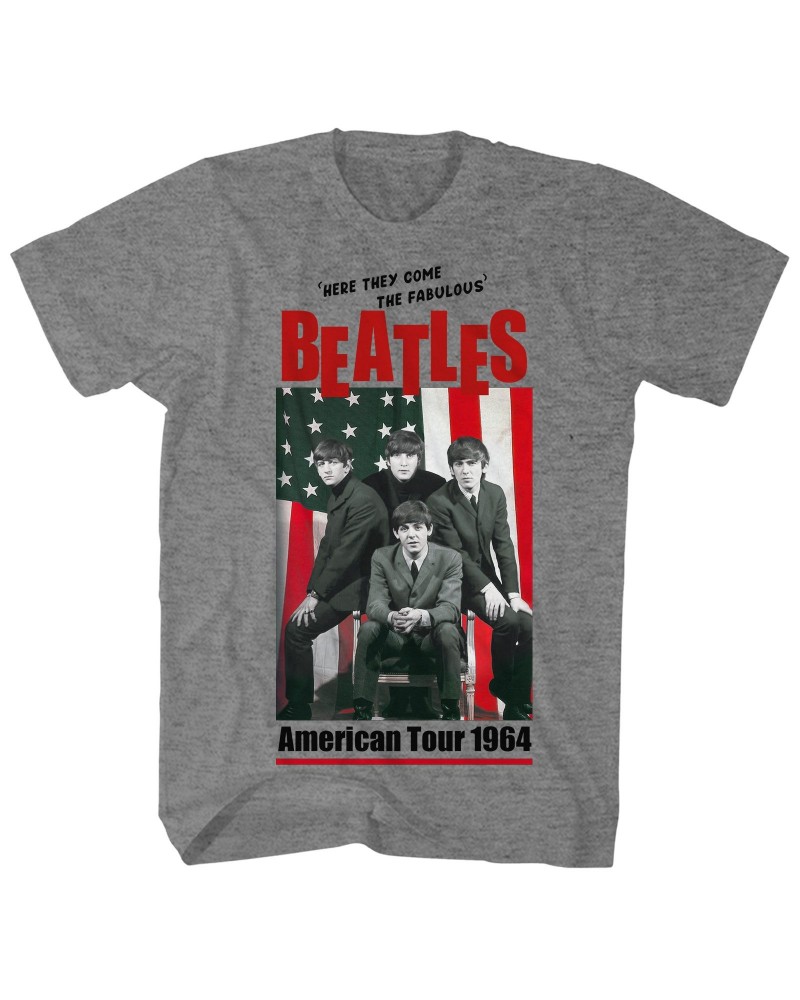 The Beatles T-Shirt | American Tour 1964 Title Shirt (Reissue) $10.98 Shirts