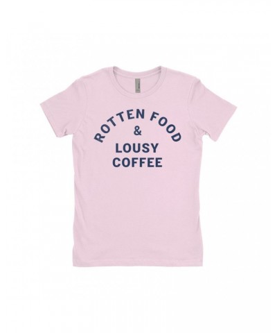 Joe Cocker Ladies' Boyfriend T-Shirt | Rotten Food & Lousy Coffee Tee worn by Shirt $7.73 Shirts