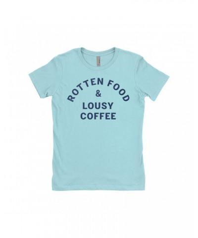 Joe Cocker Ladies' Boyfriend T-Shirt | Rotten Food & Lousy Coffee Tee worn by Shirt $7.73 Shirts