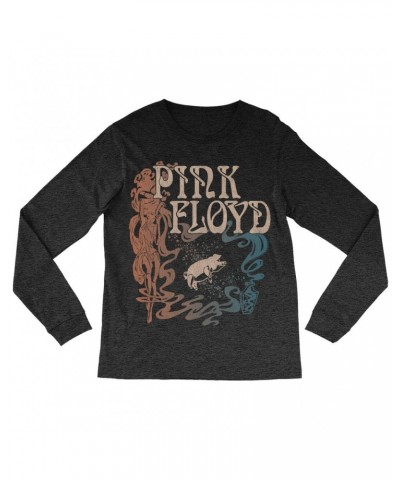 Pink Floyd Long Sleeve Shirt | On Stage Vintage Art Nouveau Animals Design Shirt $14.68 Shirts