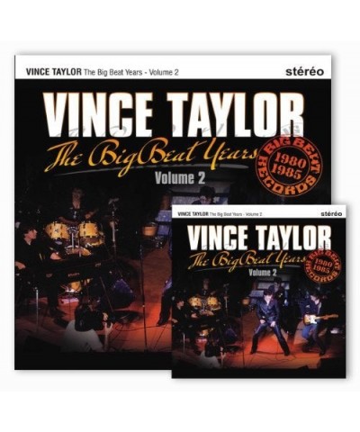 Vince Taylor THE BIG BEAT YEARS 2 Vinyl Record $6.00 Vinyl