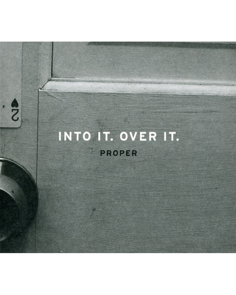 Into It. Over It. PROPER CD $6.07 CD