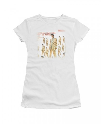 Elvis Presley Juniors Shirt | 50 MILLION FANS Juniors T Shirt $6.29 Shirts