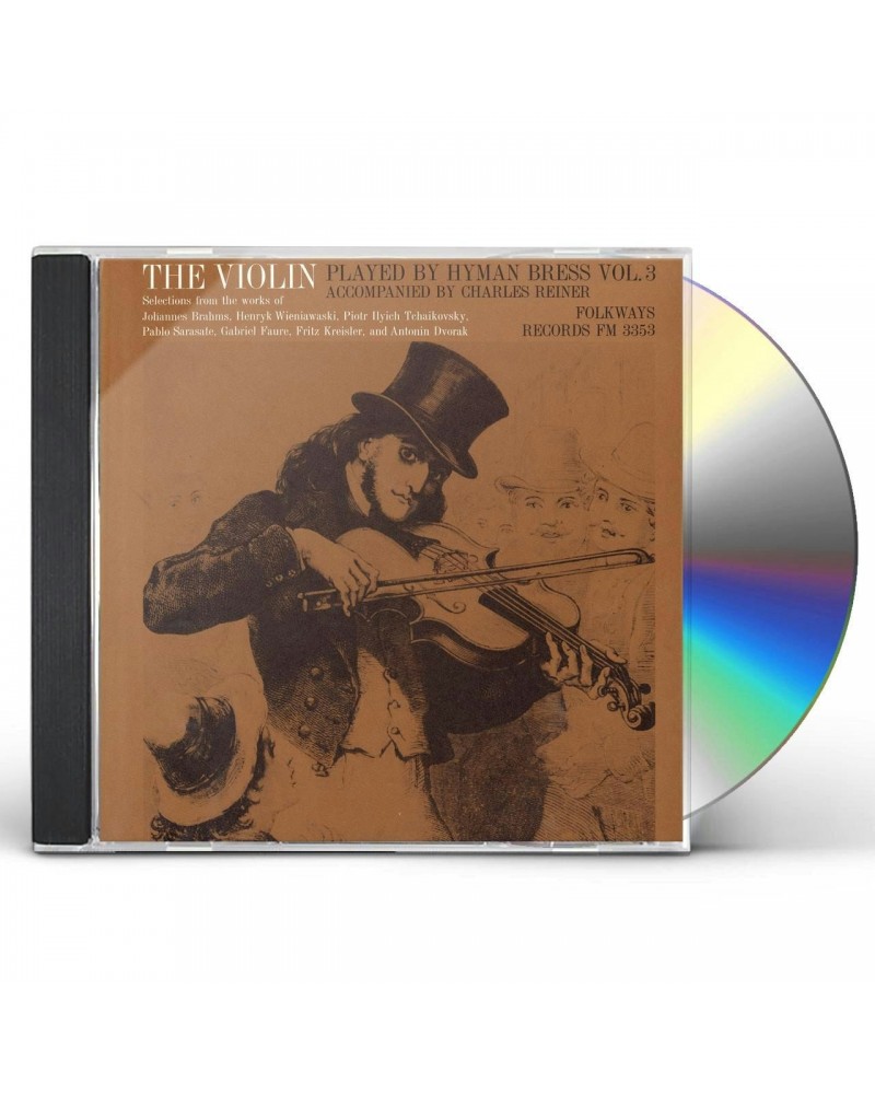 Hyman Bress THE VIOLIN: VOL. 3 CD $7.58 CD