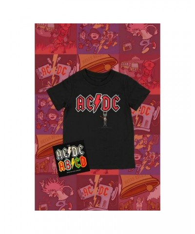 AC/DC AB/CD High-Voltage Alphabet' Book + Hangin' Out Logo Black T-shirt $10.85 CD