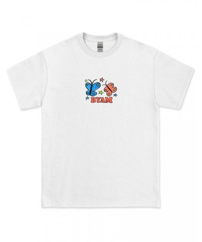 Between You & Me Butterfly Tee (White) $11.43 Shirts