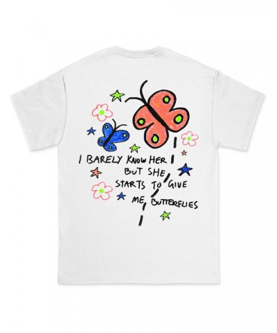 Between You & Me Butterfly Tee (White) $11.43 Shirts