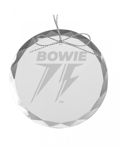 David Bowie Bowie 75 Round Laser-Etched Glass Ornament $4.90 Decor