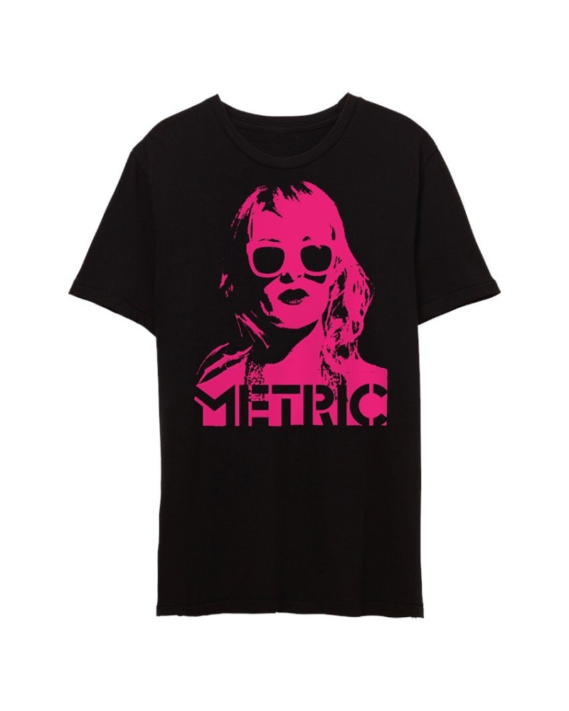 Metric Emily Face T-Shirt $14.35 Shirts