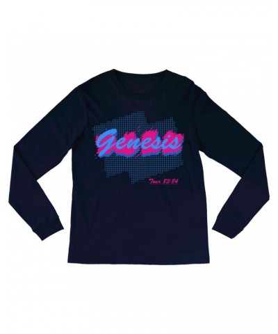 Genesis Long Sleeve Shirt | Neon 1984-84 Tour Shirt $14.38 Shirts