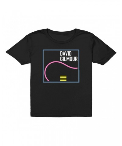 David Gilmour Kids T-Shirt | Neon Art Logo Kids T-Shirt $7.49 Kids