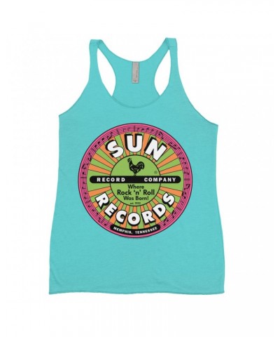 Sun Records Ladies' Tank Top | Where Rock n Roll Was Born Colorful Label Shirt $10.13 Shirts