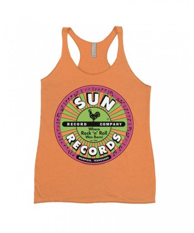 Sun Records Ladies' Tank Top | Where Rock n Roll Was Born Colorful Label Shirt $10.13 Shirts