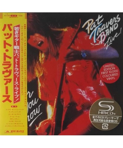 Pat Travers LIVE GO FOR WHAT YOU KNOW (LI CD $11.40 CD