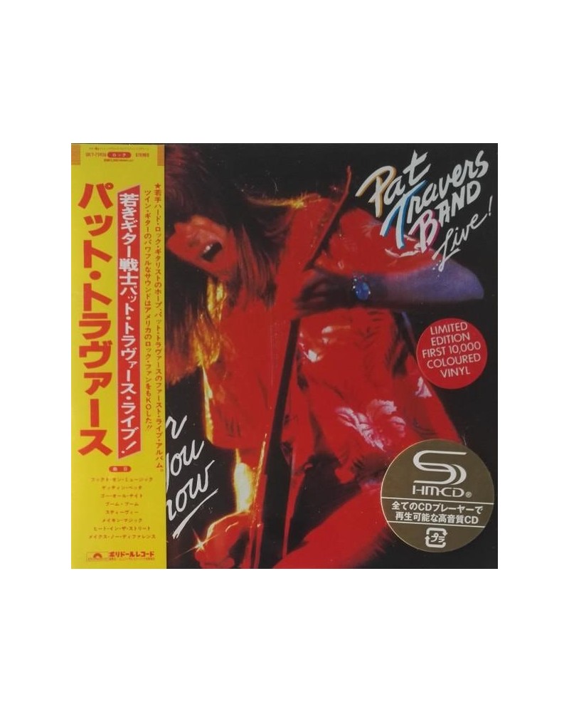 Pat Travers LIVE GO FOR WHAT YOU KNOW (LI CD $11.40 CD