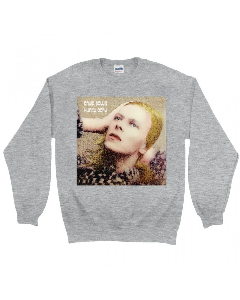 David Bowie Sweatshirt | Hunky Dory Album Cover Sweatshirt $11.53 Sweatshirts