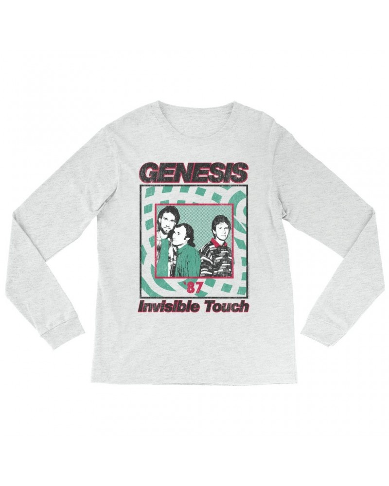 Genesis Long Sleeve Shirt | 1987 Invisible Touch Promo Design Shirt $11.08 Shirts