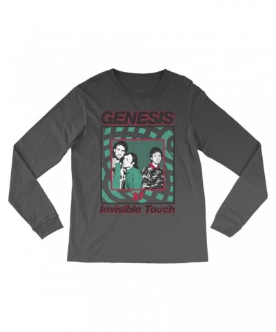 Genesis Long Sleeve Shirt | 1987 Invisible Touch Promo Design Shirt $11.08 Shirts