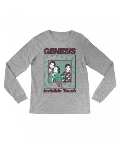 Genesis Long Sleeve Shirt | 1987 Invisible Touch Promo Design Shirt $11.08 Shirts