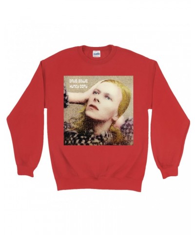 David Bowie Sweatshirt | Hunky Dory Album Cover Sweatshirt $11.53 Sweatshirts