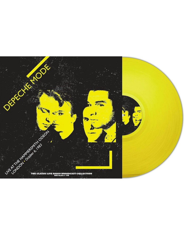 Depeche Mode Live At Hammersmith Odeon London 1983 (Yellow) Vinyl Record $14.49 Vinyl