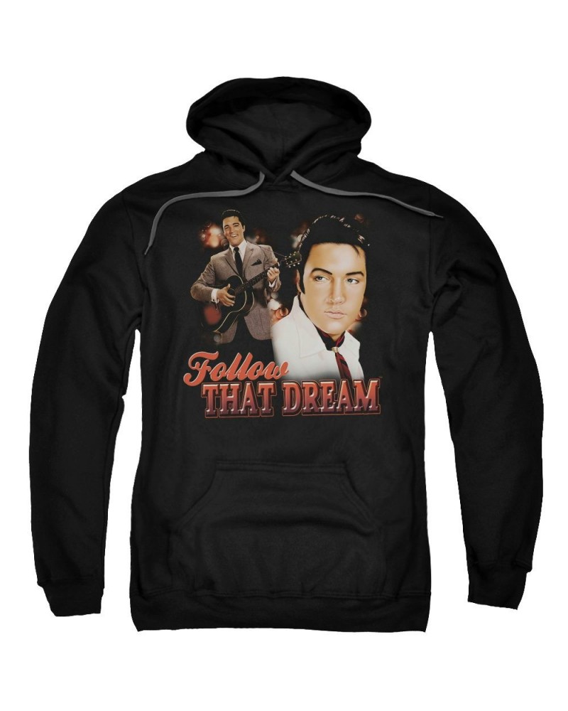 Elvis Presley Hoodie | FOLLOW THAT DREAM Pull-Over Sweatshirt $15.04 Sweatshirts