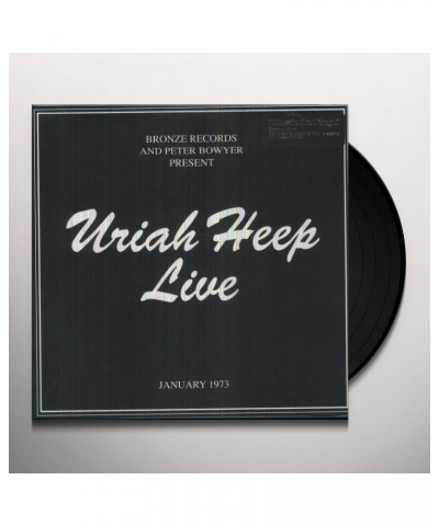 Uriah Heep LIVE 1973 Vinyl Record $21.62 Vinyl