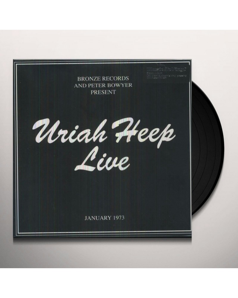 Uriah Heep LIVE 1973 Vinyl Record $21.62 Vinyl