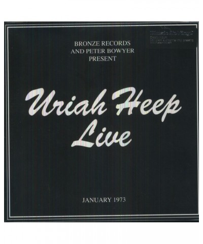 Uriah Heep LIVE 1973 Vinyl Record $21.62 Vinyl