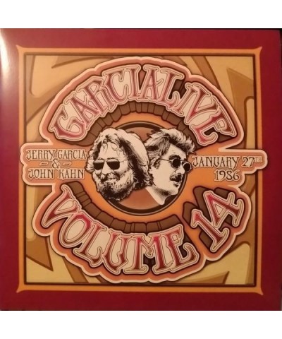 Jerry Garcia & John Kahn GARCIALIVE VOL. 14: JANUARY 27TH 1986 THE RITZ (RED VINYL/2LP) Vinyl Record $13.44 Vinyl