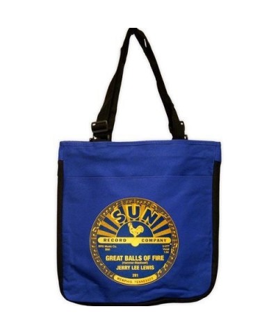 Jerry Lee Lewis Great Balls of Fire Tote Bag - Blue $5.08 Bags