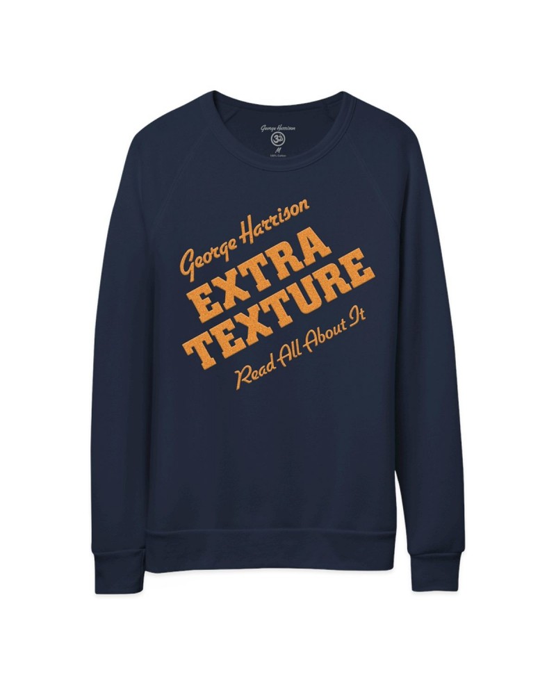 George Harrison Extra Texture Flocking Navy Crewneck $20.00 Sweatshirts