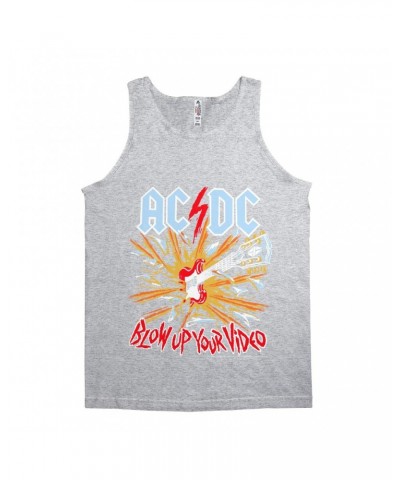 AC/DC Unisex Tank Top | Blow Up Your Video Primary Colors Shirt $12.48 Shirts