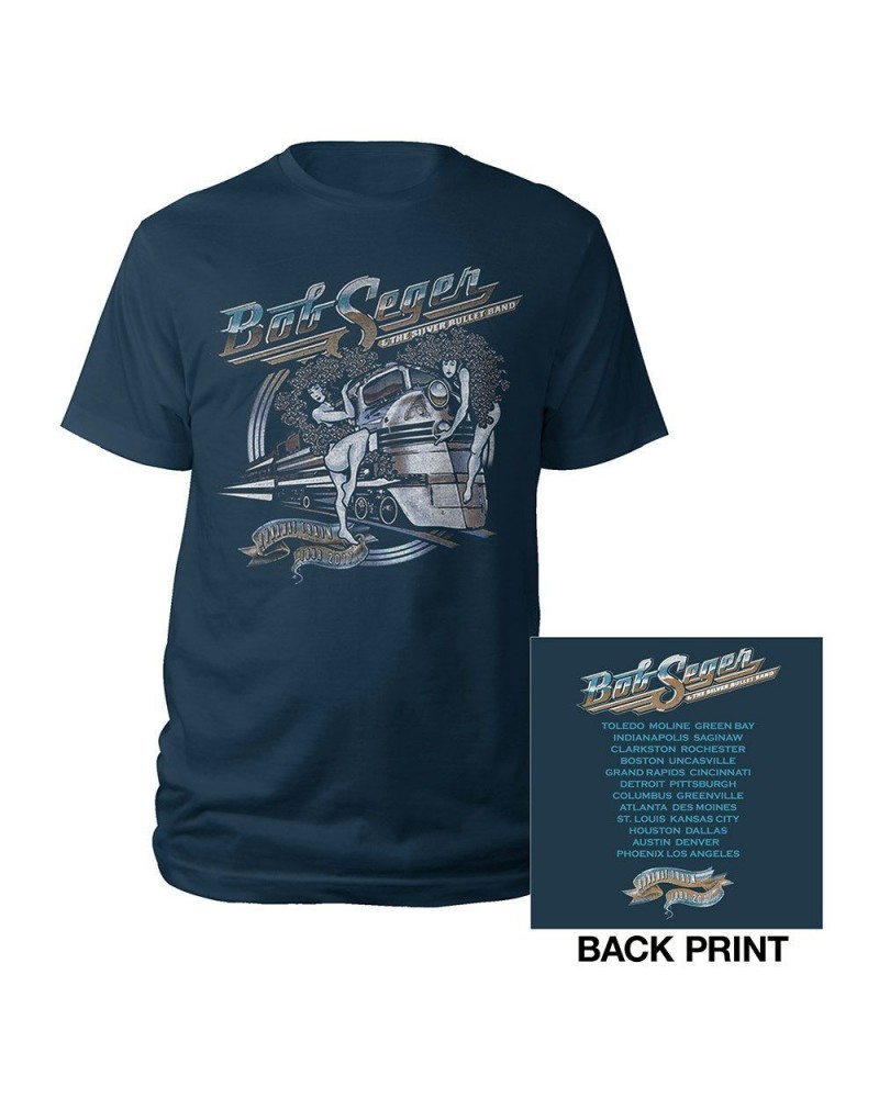 Bob Seger & The Silver Bullet Band Girls on the Train 2017 Runaway Train Tour Tee $14.98 Shirts