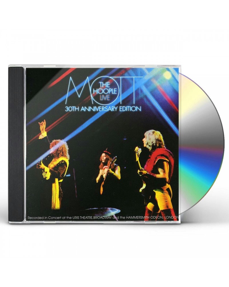 Mott The Hoople LIVE: 30TH ANNIVERSARY EDITION CD $6.63 CD