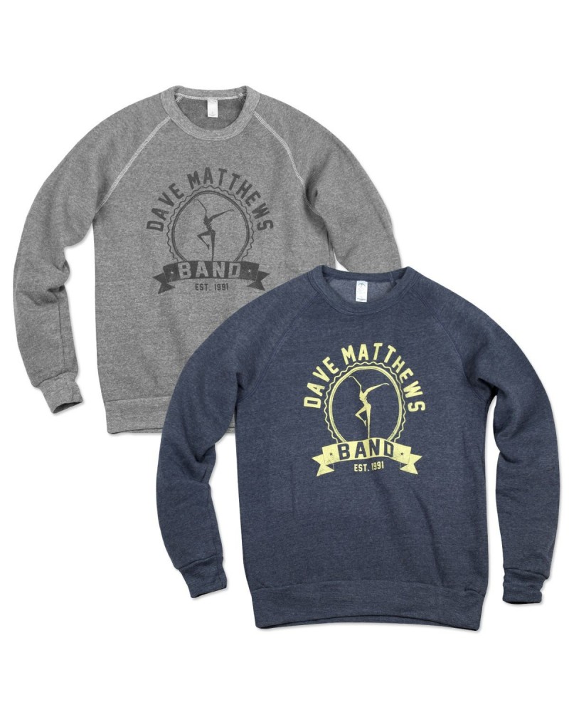 Dave Matthews Band est '91 Firedancer Crew Neck Sweatshirt $22.00 Sweatshirts