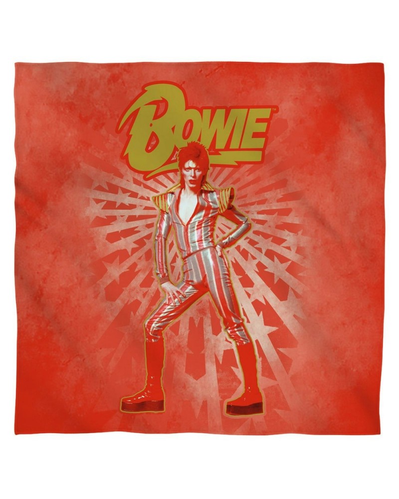 David Bowie Stars - Bandana - White [22 X 22] $8.60 Accessories