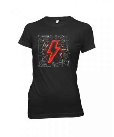 AC/DC Bolt n' Wires Ladies Black T-Shirt $10.20 Shirts