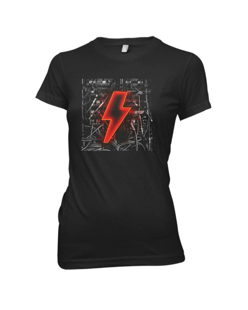 AC/DC Bolt n' Wires Ladies Black T-Shirt $10.20 Shirts