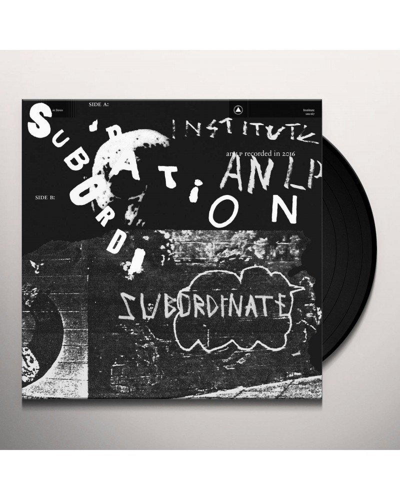 Institute Subordination Vinyl Record $6.21 Vinyl