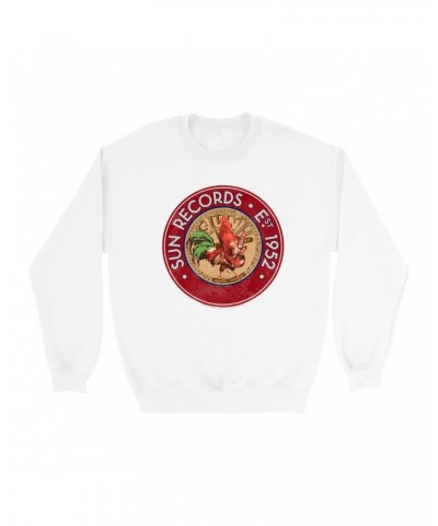 Sun Records Sweatshirt | Red Rooster Est. 1952 Seal Sweatshirt $13.63 Sweatshirts