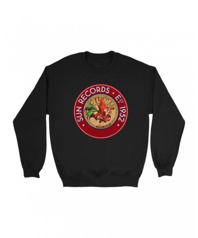 Sun Records Sweatshirt | Red Rooster Est. 1952 Seal Sweatshirt $13.63 Sweatshirts