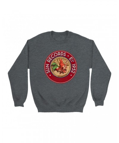 Sun Records Sweatshirt | Red Rooster Est. 1952 Seal Sweatshirt $13.63 Sweatshirts