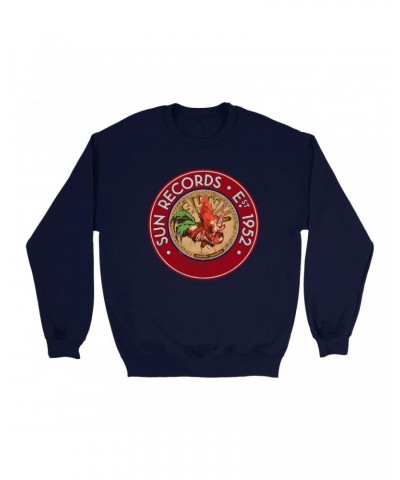 Sun Records Sweatshirt | Red Rooster Est. 1952 Seal Sweatshirt $13.63 Sweatshirts